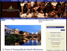 Tablet Screenshot of blackstonevalleytourismcouncil.org